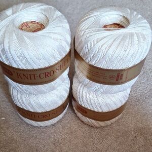 Knit-Cro-Sheen Crochet Thread Set